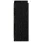 Preview: Schuhschrank Schwarze Eiche 48 x 36 x 92 cm Holzwerkstoff