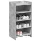 Preview: Schuhschrank Betongrau 48 x 36 x 92 cm Holzwerkstoff