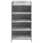 Preview: Schuhschrank Betongrau 48 x 36 x 92 cm Holzwerkstoff