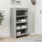 Preview: ARDEBO.de - Schuhschrank Grau Sonoma 48 x 36 x 92 cm Holzwerkstoff