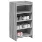 Preview: Schuhschrank Grau Sonoma 48 x 36 x 92 cm Holzwerkstoff