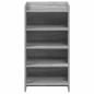 Preview: Schuhschrank Grau Sonoma 48 x 36 x 92 cm Holzwerkstoff