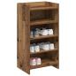 Preview: Schuhschrank mit Speicher Altholz 48 x 36 x 92 cm Holzwerkstoff