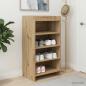 Preview: ARDEBO.de - Schuhschrank 48 x 36 x 92 cm Holzwerkstoff Artisan-Eiche