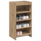 Preview: Schuhschrank 48 x 36 x 92 cm Holzwerkstoff Artisan-Eiche