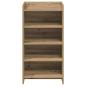 Preview: Schuhschrank 48 x 36 x 92 cm Holzwerkstoff Artisan-Eiche