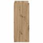 Preview: Schuhschrank 48 x 36 x 92 cm Holzwerkstoff Artisan-Eiche