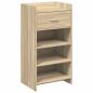 Preview: ARDEBO.de - Schuhschrank Sonoma-Eiche 48 x 36 x 92 cm Holzwerkstoff