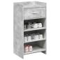 Preview: Schuhschrank Betongrau 48 x 36 x 92 cm Holzwerkstoff