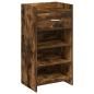 Preview: Schuhschrank Geräucherte Eiche 48 x 36 x 92 cm Holzwerkstoff