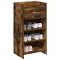 Preview: Schuhschrank Geräucherte Eiche 48 x 36 x 92 cm Holzwerkstoff