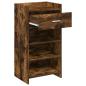 Preview: Schuhschrank Geräucherte Eiche 48 x 36 x 92 cm Holzwerkstoff