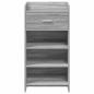 Preview: Schuhschrank Grau Sonoma 48 x 36 x 92 cm Holzwerkstoff