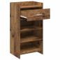 Preview: Schuhschrank mit Speicher Altholz 48 x 36 x 92 cm Holzwerkstoff