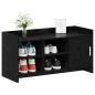 Preview: Schuhschrank Schwarze Eiche 100 x 39,5 x 51 cm Holzwerkstoff