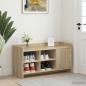 Preview: ARDEBO.de - Schuhschrank Sonoma-Eiche 100 x 39,5 x 51 cm Holzwerkstoff
