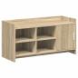 Preview: Schuhschrank Sonoma-Eiche 100 x 39,5 x 51 cm Holzwerkstoff