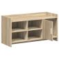 Preview: Schuhschrank Sonoma-Eiche 100 x 39,5 x 51 cm Holzwerkstoff