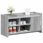 Preview: Schuhschrank Grau Sonoma 100 x 39,5 x 51 cm Holzwerkstoff