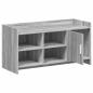 Preview: Schuhschrank Grau Sonoma 100 x 39,5 x 51 cm Holzwerkstoff