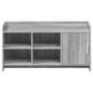 Preview: Schuhschrank Grau Sonoma 100 x 39,5 x 51 cm Holzwerkstoff