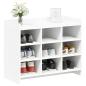 Preview: Schuhschrank mit Speicher Weiß 85 x 39,5 x 70 cm Holzwerkstoff