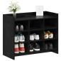 Preview: Schuhschrank Schwarze Eiche 85 x 39,5 x 70 cm Holzwerkstoff