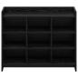 Preview: Schuhschrank Schwarze Eiche 85 x 39,5 x 70 cm Holzwerkstoff