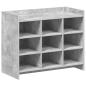 Preview: Schuhschrank Betongrau 85 x 39,5 x 70 cm Holzwerkstoff