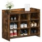Preview: Schuhschrank Geräucherte Eiche 85 x 39,5 x 70 cm Holzwerkstoff