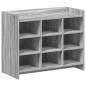 Preview: Schuhschrank Grau Sonoma 85 x 39,5 x 70 cm Holzwerkstoff