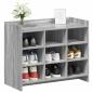Preview: Schuhschrank Grau Sonoma 85 x 39,5 x 70 cm Holzwerkstoff