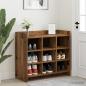 Preview: ARDEBO.de - Schuhschrank Altholz 85 x 39,5 x 70 cm Holzwerkstoff