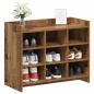 Preview: Schuhschrank Altholz 85 x 39,5 x 70 cm Holzwerkstoff