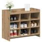Preview: Schuhschrank 85 x 39,5 x 70 cm Holzwerkstoff Artisan-Eiche