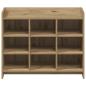 Preview: Schuhschrank 85 x 39,5 x 70 cm Holzwerkstoff Artisan-Eiche