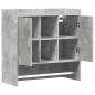 Preview: Wandregal Wandhalterung Betongrau 80 x 36 x 80 cm Holzwerkstoff
