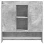 Preview: Wandregal Wandhalterung Betongrau 80 x 36 x 80 cm Holzwerkstoff