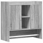 Preview: Wandregal Wandhalterung Grau Sonoma 80 x 36 x 80 cm