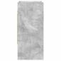 Preview: Wandregal Wandhalterung Betongrau 80 x 36 x 80 cm Holzwerkstoff