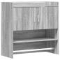 Preview: Wandregal Wandhalterung Grau Sonoma 80 x 36 x 80 cm