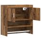 Preview: Wandregal Wandhalterung Altholz 80 x 36 x 80 cm Holzwerkstoff