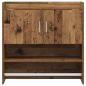 Preview: Wandregal Wandhalterung Altholz 80 x 36 x 80 cm Holzwerkstoff