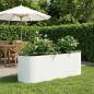 Preview: ARDEBO.de - Hochbeet im Garten Weiß 120 x 40 x 40 cm