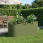 Preview: ARDEBO.de - Hochbeet im Garten Olive Grün 120 x 40 x 40 cm