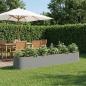 Preview: ARDEBO.de - Hochbeet im Garten Anthrazit 280 x 40 x 40 cm