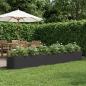 Preview: ARDEBO.de - Hochbeet im Garten Schwarz 360 x 40 x 40 cm