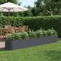 Preview: ARDEBO.de - Hochbeet im Garten Anthrazit 360 x 40 x 40 cm