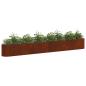 Preview: Hochbeet im Garten Wetterfeststahl 360 x 40 x 40 cm