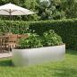 Preview: ARDEBO.de - Hochbeet im Garten Edelstahl 140 x 40 x 40 cm Stahl
